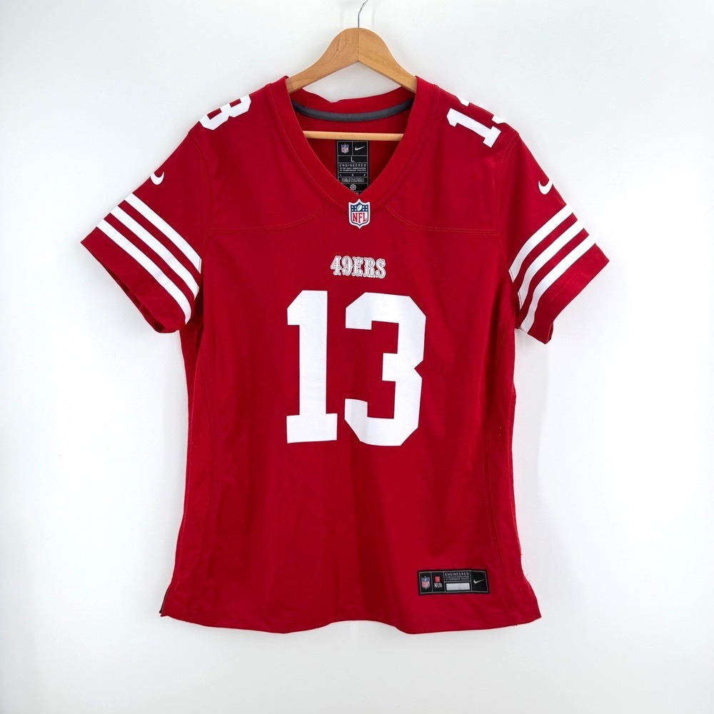 Nike San Francisco 49ers Brock Purdy 13 Jersey Large Red Football Gameday Sport